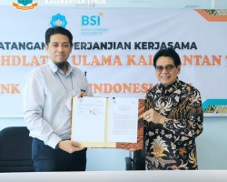 Universitas Nahdlatul Ulama Kalimantan Timur melakukan Penandatanganan Kerjasama dengan PT. Bank Syariah Indonesia Tbk cabang KCP Samarinda Juanda